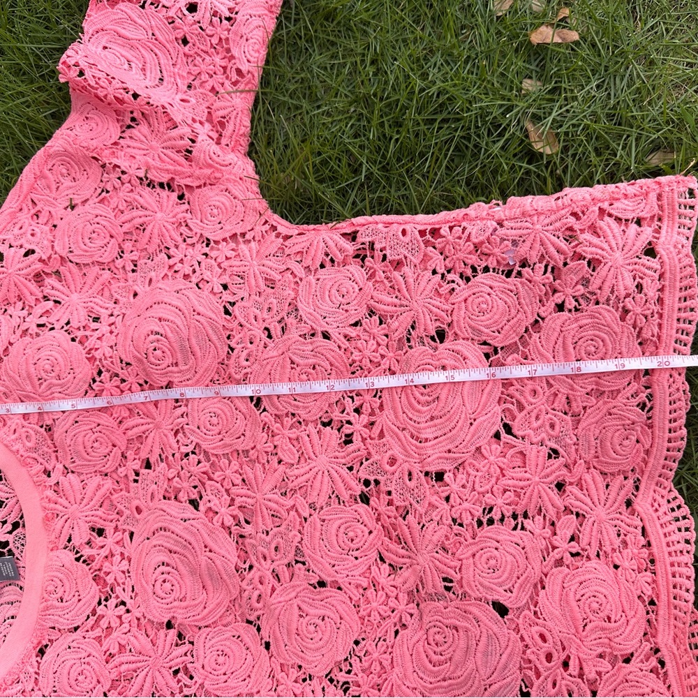 Pink Lace Top - Picture 6 of 7